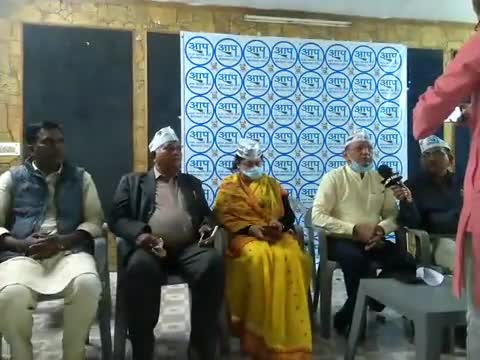 Impo﻿rtant #pressConferences of #AAP Rajasthan state #devendrashastri at Shri #ganganagar district.