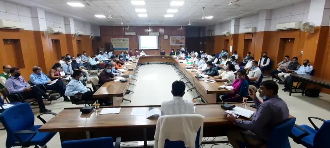 #Jodhpur #CMHO जिला स्वास्थ्य समिति की मासिक समीक्षा बैठक जिला कलेक्टर महोदय की अध्यक्षता में DRDA सभागार में सम्पन्न