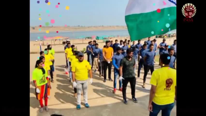 नर्मदापुरम जिले के पिपरिया से 22 km दूर सांडिया घाट में Pipariya All students Association द्वारा सफाई । #TeamPASA