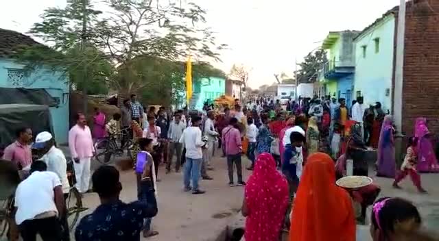 ग्राम #सिमरिया बडामलहरा शबरी माता जयंती शोभायात्रा में उमडा जन सैलाब
