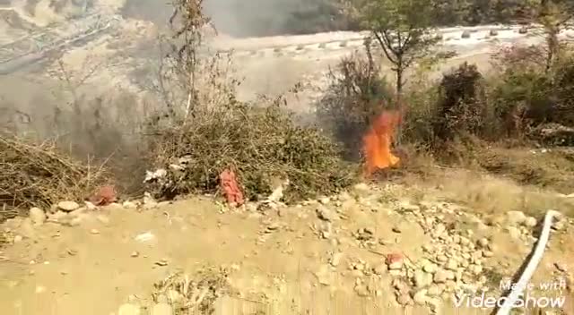 चमोली: पुलिस कर्मियों की तत्परता से प्राथमिक विद्यालय बंदर खंड के पास लगी आग पर पाया गया काबू, टला बड़ा हादसा #aag #ukpolice
