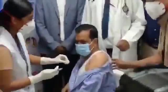 CM Arvind Kejriwal #vaccinated﻿