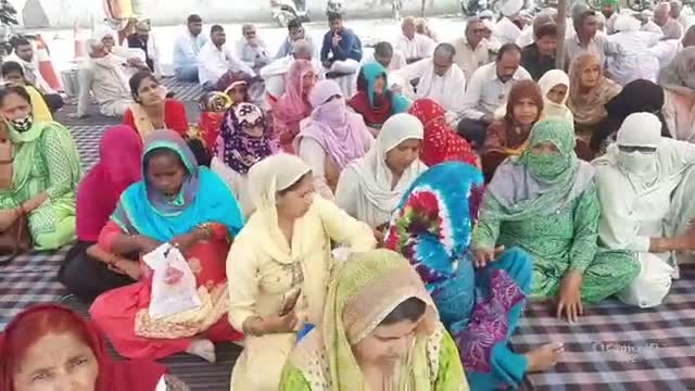 पानीपत: संयुक्त किसान मोर्चा के आवाहन पर महिलाओं द्वारा चलाया जा रहा देशभर में धरना #delhicrimeofindia