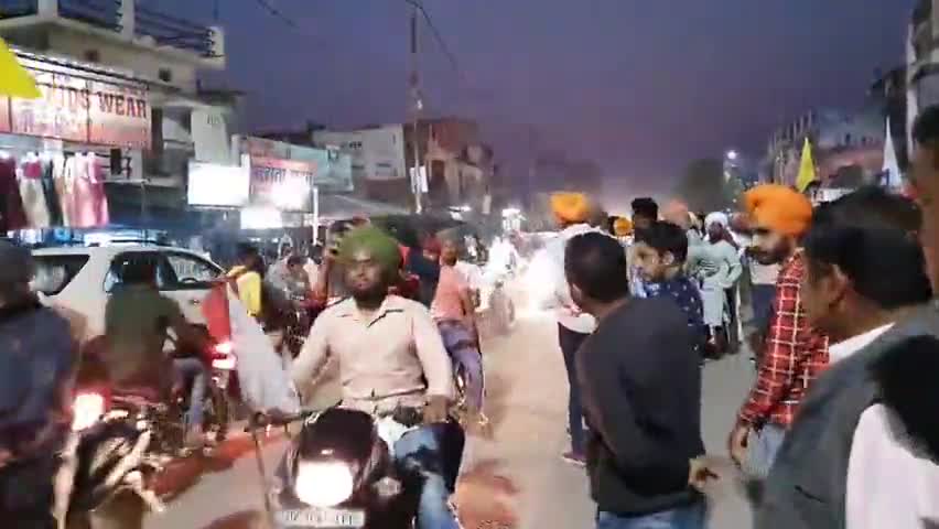 गदरपुर: दिनेशपुर के सुभाष चौक पहुंची  किसान मजदूर जागृति यात्रा#kisanektazindabad
