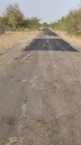 आहोर: #सराणा से #देबावास सड़क मार्ग का पेश वर्क कार्य शुरू
