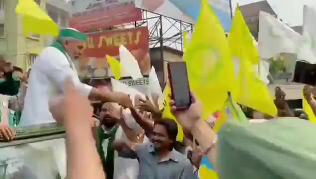 नंदीग्राम के रास्ते पर राकेश टिकैत #KhelaHobe