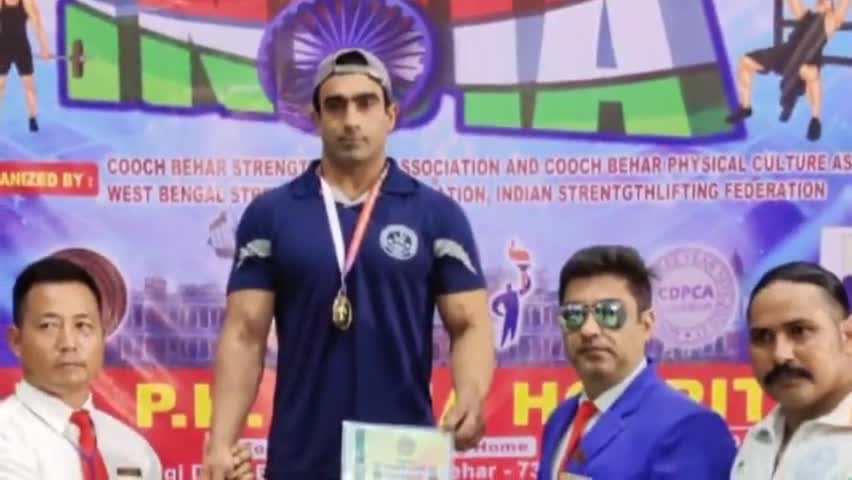 बहरोड़। राठ के लाल ने राष्ट्रीय लिफ्टिंग प्रतियोगिता में हासिल किया स्वर्ण #पदक