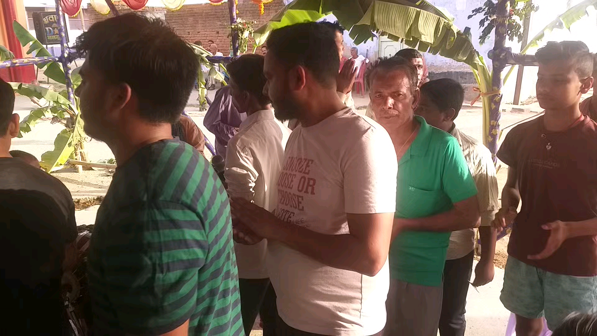 बढ़ोनियाँ माँ काली स्थान के प्रांगण में 24 घंटे चलने वाले अखंड रामधुन का सुरुआत छेत्र में भक्तिमय माहोल #ramdhun #रामधुन