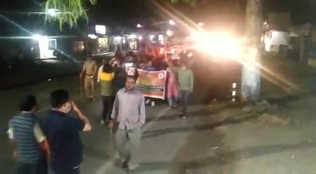 राजगढ़ी: Mnrega Karamchari Sangathan Uttrakhand#Straik##mashal Julush@