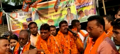 BJP STMORCHA president Shri @SameerOraon16 Conducted parivartan rally in KALCHINI West Bengal
#parivartan rally