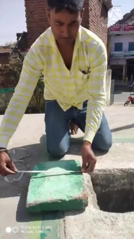 #कुण्डवापर-एकंगर डीह के मौर्य कालीन भवनों के अवशेष को शोध छात्रों ने जाँच पड़ताल किया #नालन्दा