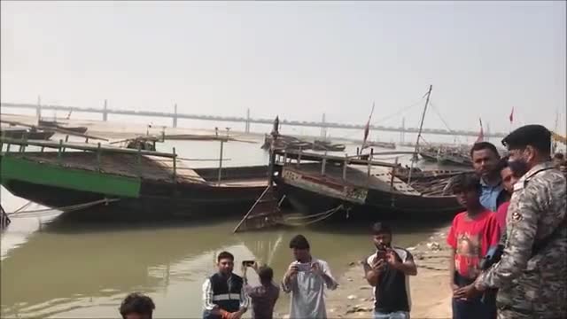 सारण के डोरीगंज में नमामि गंगे योजना के तहत निर्माणाधीन बंगाली घाट का निरीक्षण करते हुए। छपरा सांसद #राजीव_प्रताप_रूडी