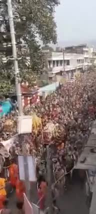 #हरिद्वार #कुम्भ मे #शाही #स्नान के #दृश्य 👇