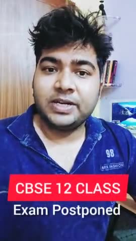 CBSE 12 CLASS Exam Postponed #exam #cbse #shorts #india #indianexams #gwalior #delhi #cbseboard #cbsenews #bhind #news