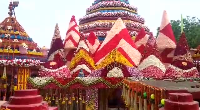 #Rajrappa मंदिर में चैती छठ पूजा के शुभ अवसर पर माँ छिन्नमस्तिके दरबार सजा #Sanjay_photography