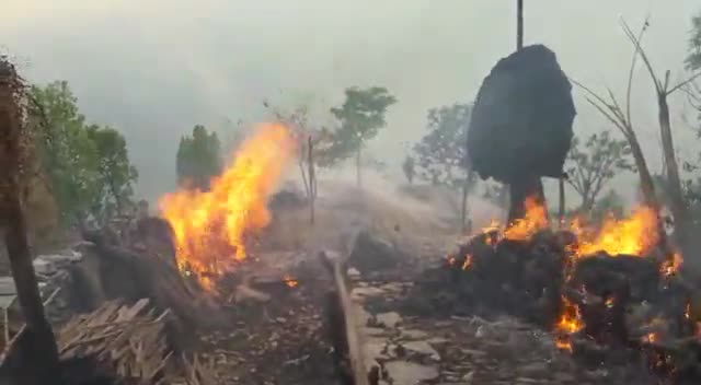 धारी: ग्राम डुंगरी ब्लॉक #ओखलकांडा के जंगल मैं लगी आग।
#uttrakhandforestfire
#forest #आग #जंगल #news