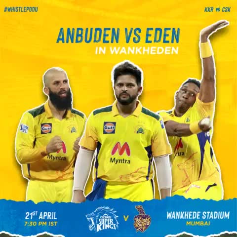 get ready to have journey with #CSK again. #CSKvs#KKR . #ipl2021