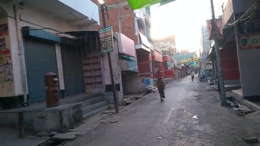 #लॉक डाउन का दूसरा दिन कुछ इस तरह दिखा नजारा# दिलदारनगर बाजार