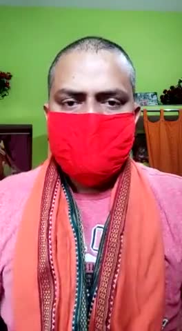 सहदेई बुजुर्ग: #भाजयुमो वैशाली जिला मंत्री मनजीत शेखर सिंह ने लोगों से मास्क पहनने की अपील की ।