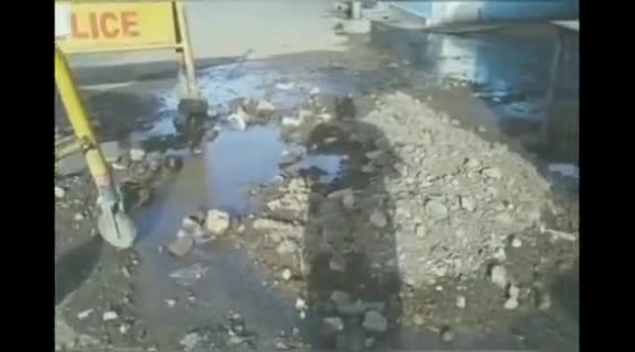 शमशाबाद स्थित पुरानी बस स्टैंड पर फिर से फूटी जल आवर्धन योजना की मुख्य पाइप लाइन, सड़क पर वह हजारों लीटर पानी #शमशाबाद