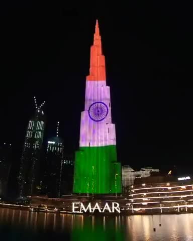 सोहावल: #staystrongindia #burjkhalifa #dubai #covid19