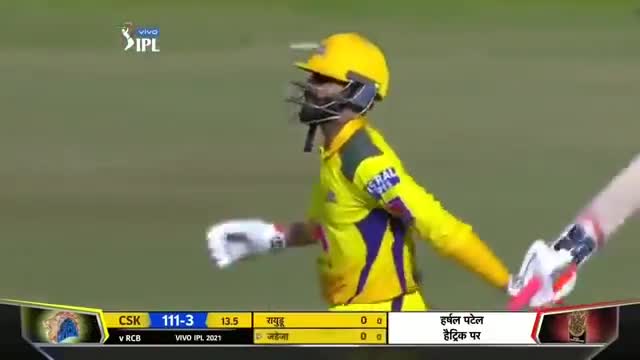 Ravindra Jadeja's tsunami. #CSKvsRCB #ipl2021
