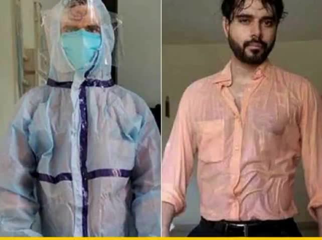 पीपीई किट उतार डॉक्टर ने शेयर की अपनी तस्वीर, लोगों ने किया  ..
#covid19 #ppe #india #doctors #pakur #viral