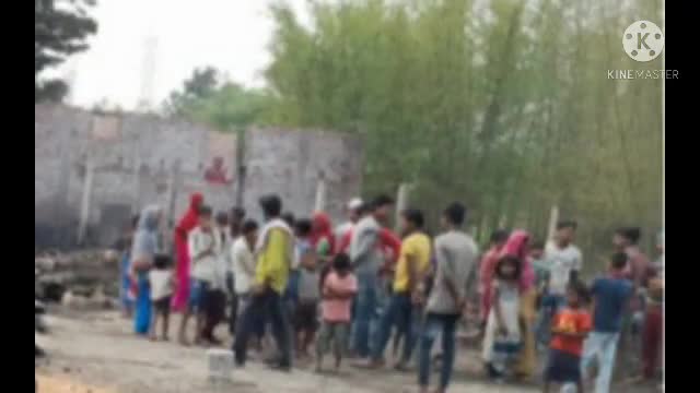 छातापुर: रामपुर में शार्ट सर्किट से लगी आग में 6 परिवार के 6 घर सहित लाखों की संपत्ति जलकर राख #आगजनी