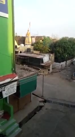 कोरोना योद्धाओं ने निकल पैदल फ्लैग मार्च #गंधवानी #धार #कोरोना