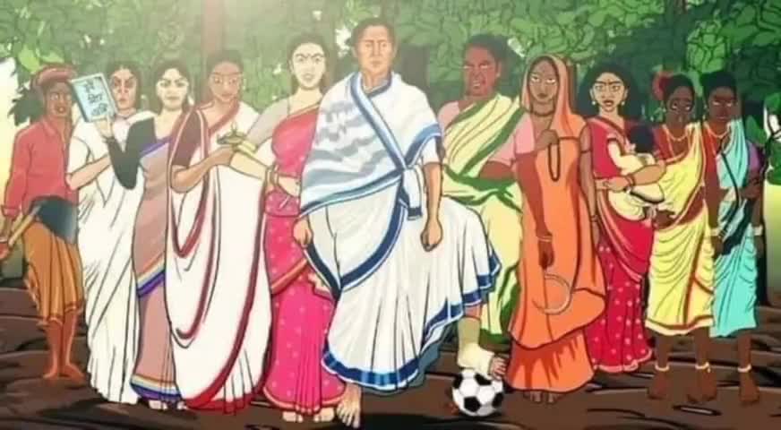 नारी प्रीत में राधा बने,
गृहस्ती में जानकी,
काली बनकर शीश काटे,
जब  बात हो सम्मान की । #ElectionResults #KhelaHobe