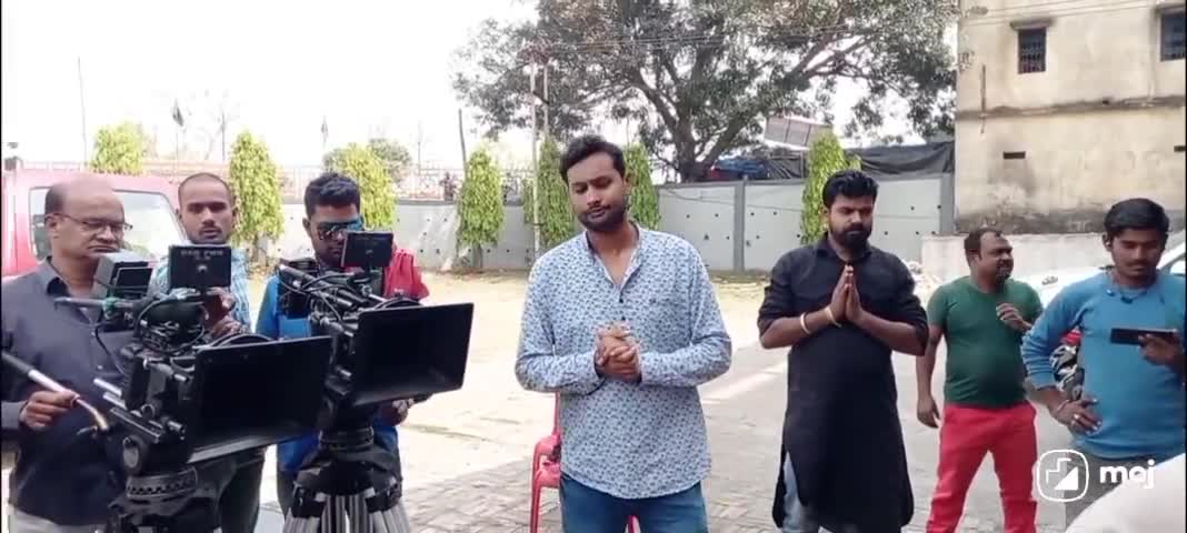 अररिया: Bhojpuri flim 
Dil Tujhko Pukare shoot chalu hone se phle dekhe kya kiya jata hai #bollywoodtadka #publicnews
