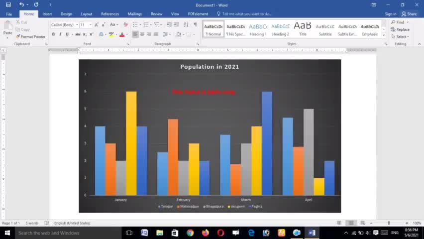 MS word में Chart कैसे बनाए ।
plese subscribe my youtube channel Rose 5M #Msword