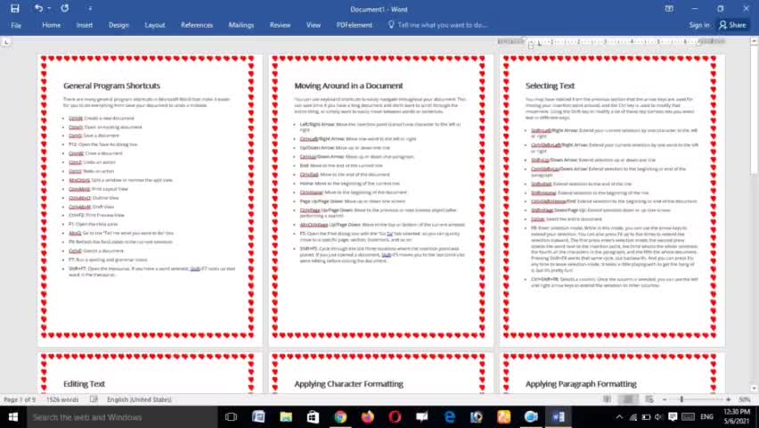 Ms word में Page Border कैसे लगाऐं। #msword #rose5m