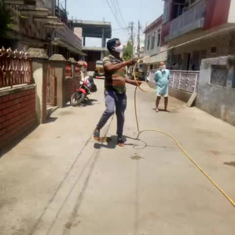 Sanitization 🌀
#Shivangini Soni
#Ward 58 Parshad