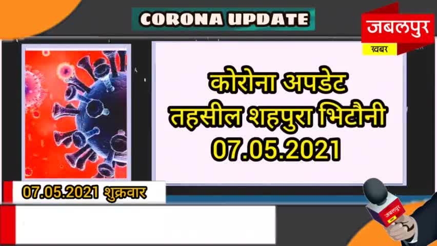 SHAHPURA BHITONI कोरोना अपडेट 07 मई JABALPUR KHABAR #jabalpurkhabar
#coronaapdet