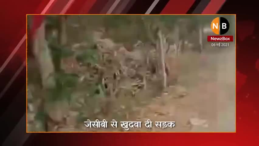 नवाबगंज: नहीं जीते प्रधानी तो चलवा दी JCB| #Barabanki #JCB Road  #Newzbox