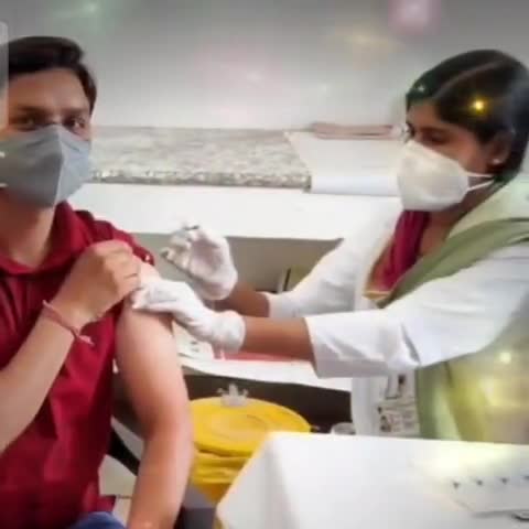 टोंक: Get Vaccinated !!! Let’s fight this monster together.... #vaccinationdone✔️ #vaccination..tonk..#covishield
