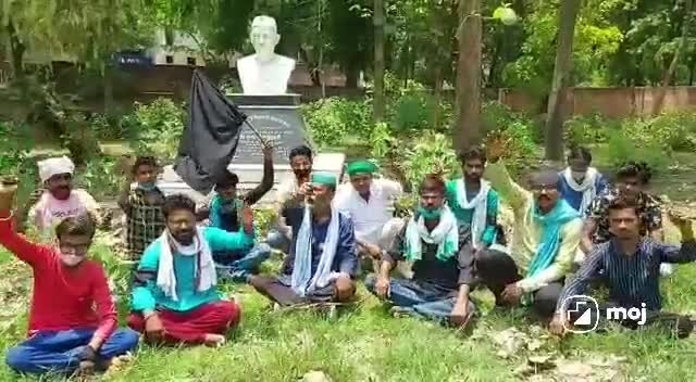 #काला दिवस मनाते हुए किसान आंदोलन जारी है