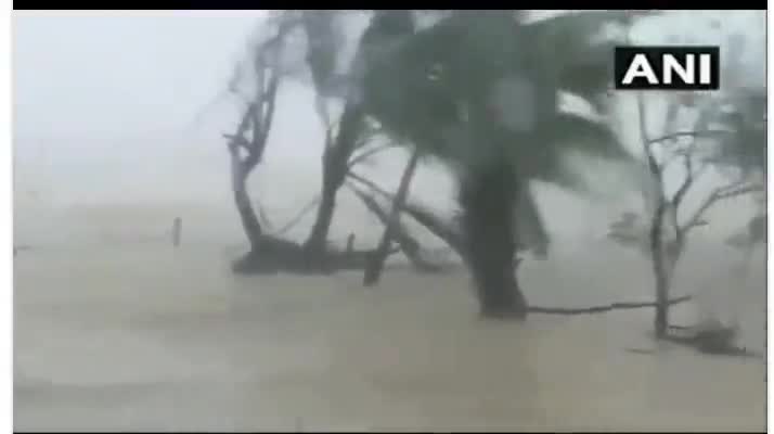 हवाओं की 140 किलोमीटर घंटे की रफ्तार के साथ ओड़ीसा के तट से  टकराया चक्रवात यास
#चक्रवात_यास