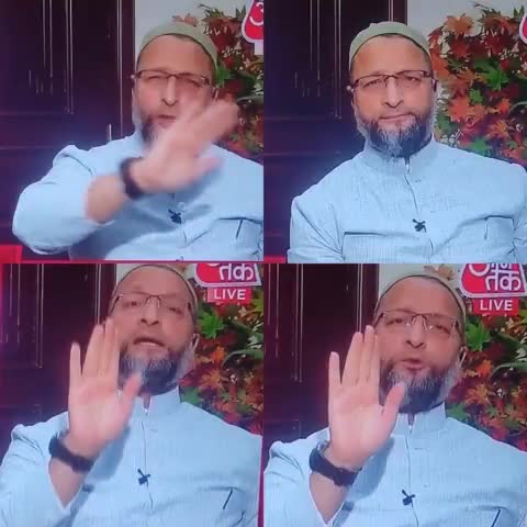 LIVE..🛑
#आज_तक 
बैरिस्टर असदुद्दीन ओवैसी साहब ✊✊