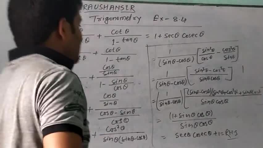 #raushanyadav #Saharsa
CLASS X MATHS SOLUTION EX-8.4 QN-5(III) PURA VIDEO KE LIYE YOUTUBE -TRIGONOMETRY BY RAUSHAN YADAV