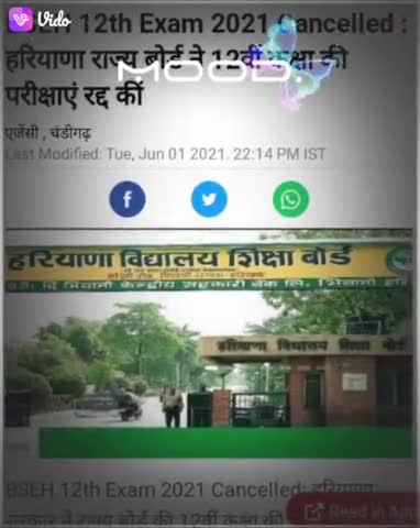 बल्लबगढ़: ##Class 12th CBSE#HBSE# Cancel 2021 doston Like share and follow me