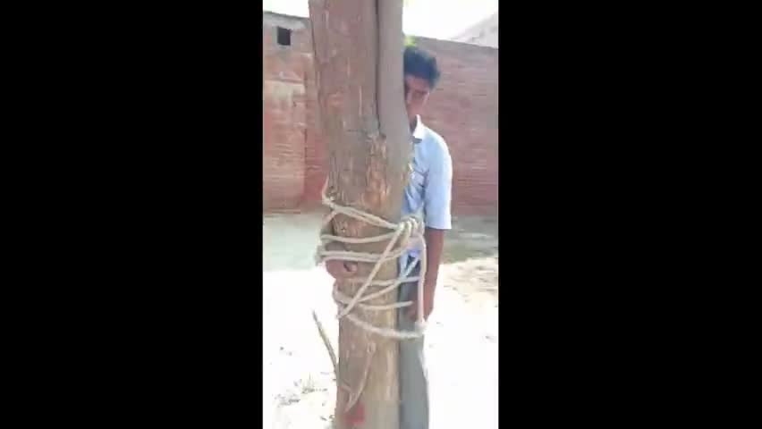 #बछरावां -  ग्राम घुरैना में युवक को चोरी के आरोप में पेड़ से बांधने के संबंध में श्रीमान पुलिस अधीक्षक का वक्तव्य