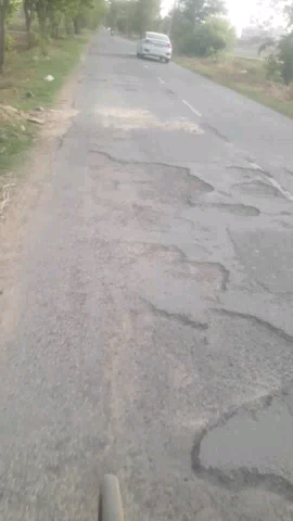 टोहाना से सनियाना रोड#देवेंद्र बबली