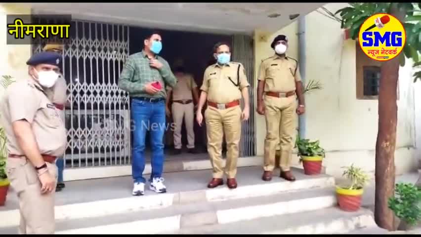 #बहरोड़ विधायक बलजीत यादव ने #नीमराणा थाने का किया औचक निरीक्षण, भिवाड़ी एसपी राममूर्ति जोशी को बुलाकर दिखाये हालात....