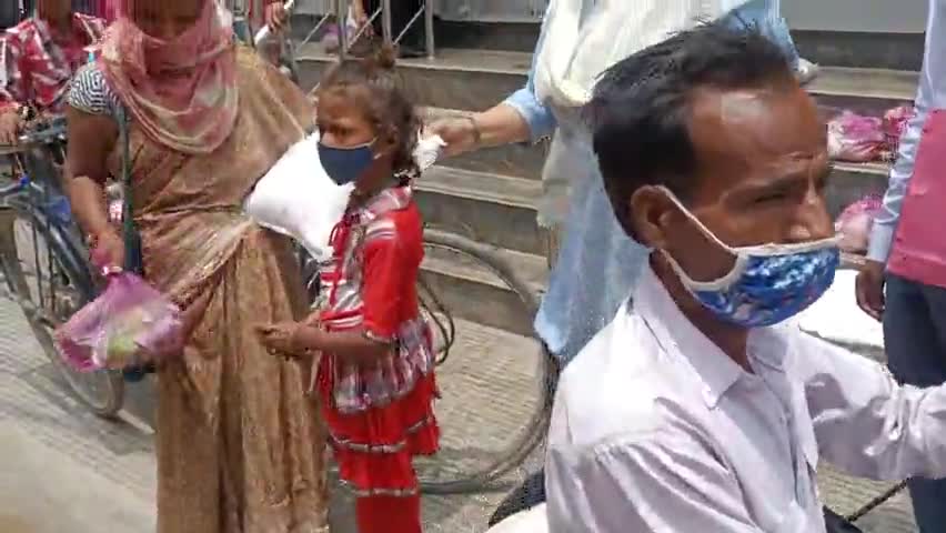 #FBD द्वारा दिव्यांगजनो को राशन किट का वितरण किया गया।