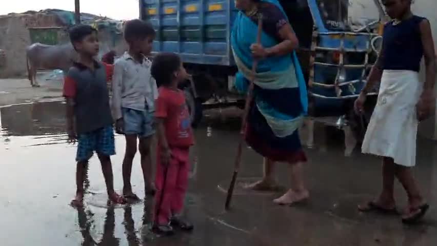 ग्वालियर गिर्द: ward 59 kothi gaon siwarline chok ho gai h#gwaliorcit