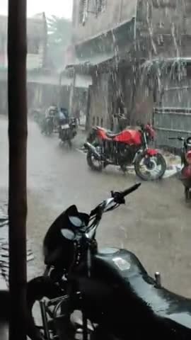 कुमारखंड: रामनगर बाजार मे  भारी बारिस से#biharfightscorona
