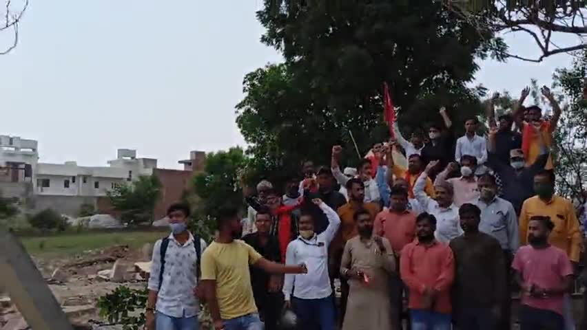आगरा: मंदिर का निर्माण#आगरा #जस्टिस #योगी