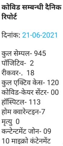 #कोरोना_अपडेट
बीकानेर में आज कुल 2 पॉजिटिव 
सुबह की लिस्ट में 0 थे